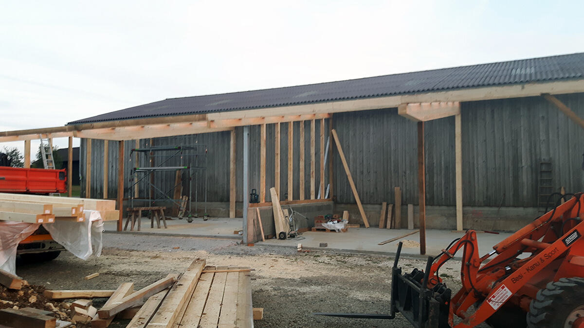 Zimmerei - Leibold Bau - Schuppenbau