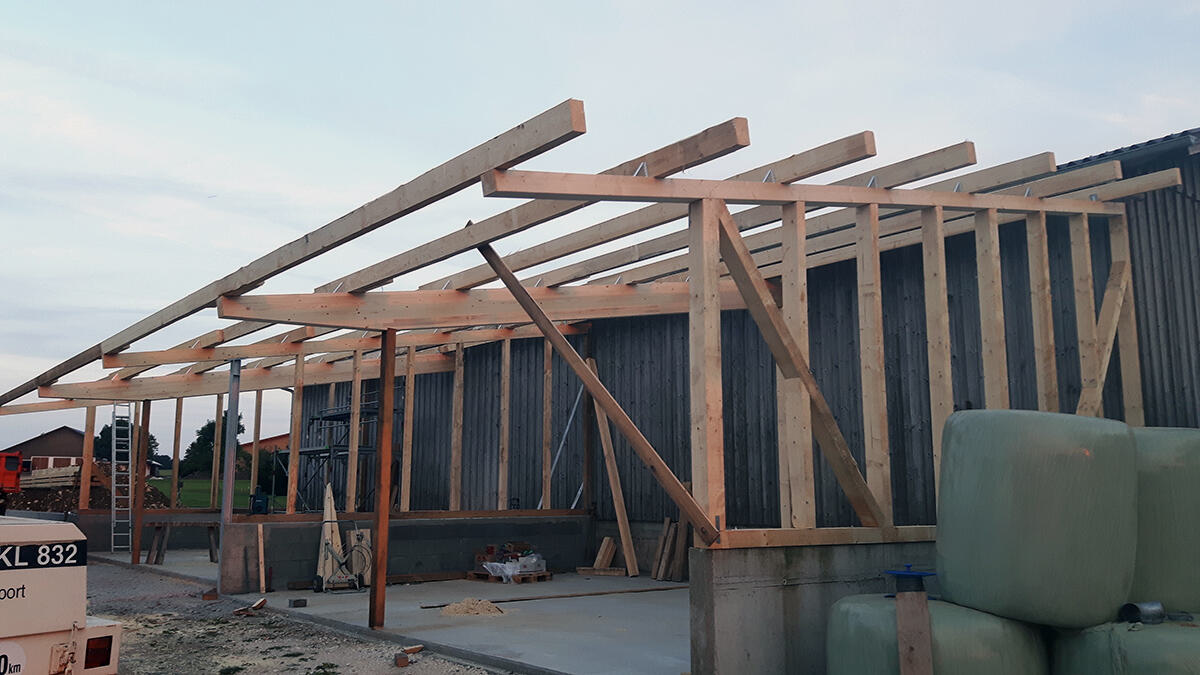 Zimmerei - Leibold Bau - Schuppenbau