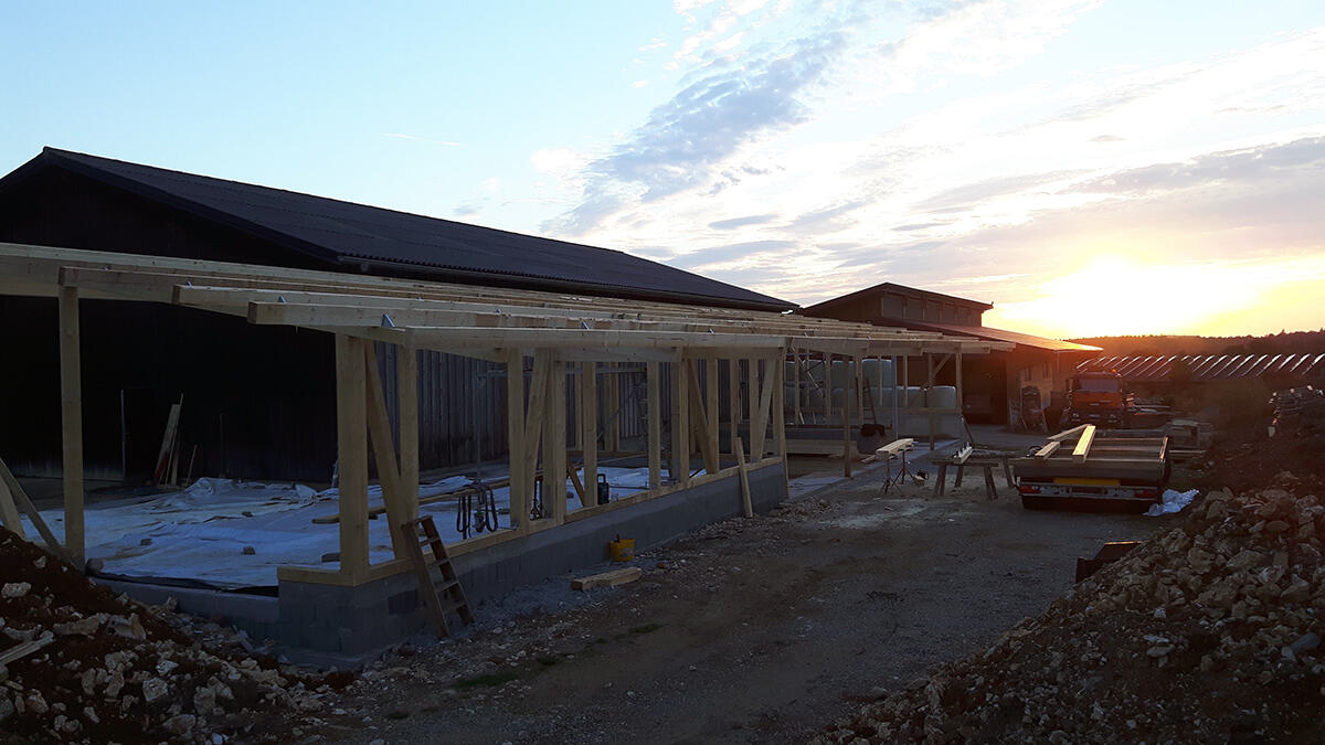 Zimmerei - Leibold Bau - Schuppenbau